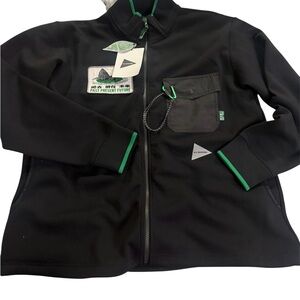 HIDDEN NY x and wander full zip collaborative The Past Present Future patch